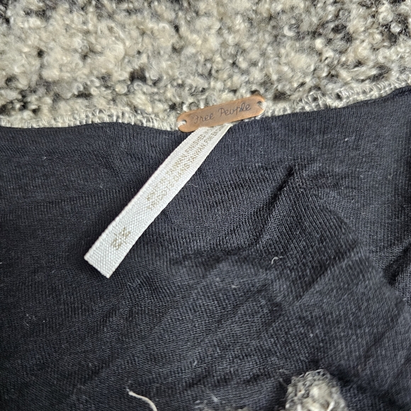 Free People Zebra Yarn Double Breasted Knit Cardigan Wool Blend Medium - Picture 9 of 16